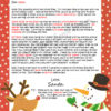 Frosty & Rudolph Elf On shelf Letter