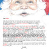 Santa's Face Elf On shelf Letter