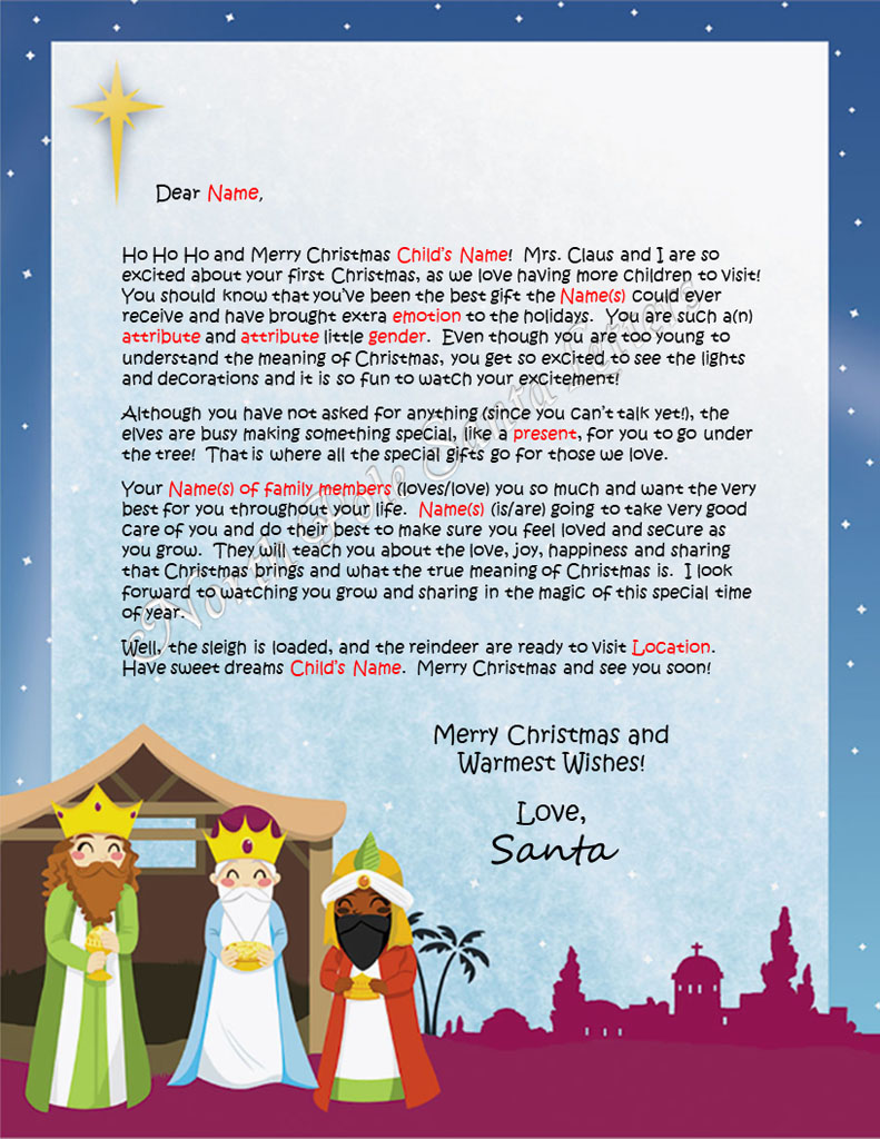The Best Gift of All - North Pole Santa Letters