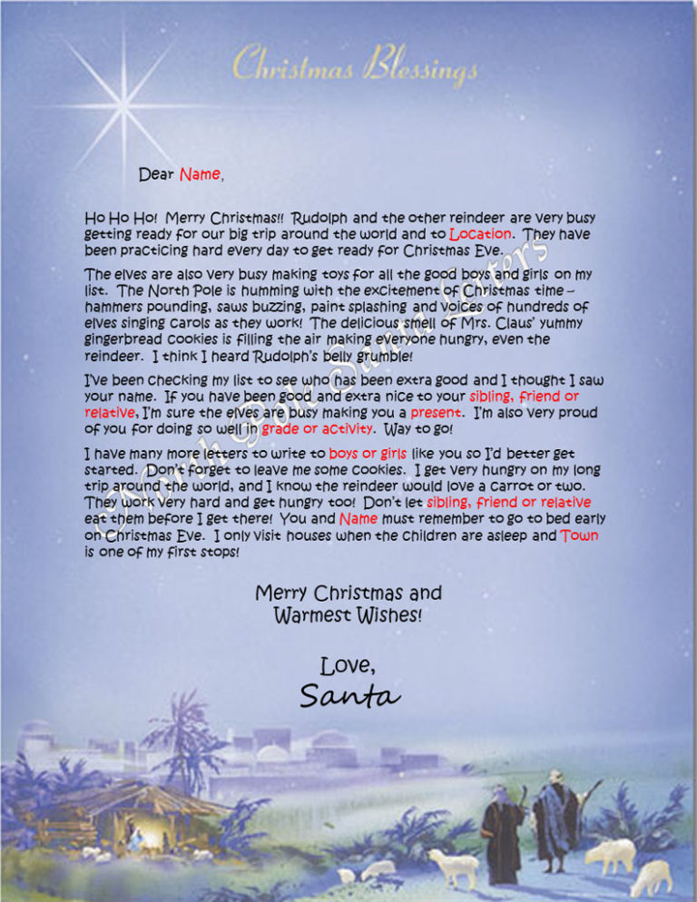 The North Pole North Pole Santa Letters