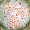 Gingerbread Snowflake Ornaments